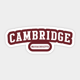 Cambridge, Massachusetts Sticker